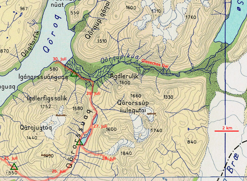 Vandring i Sydgrønland 1975