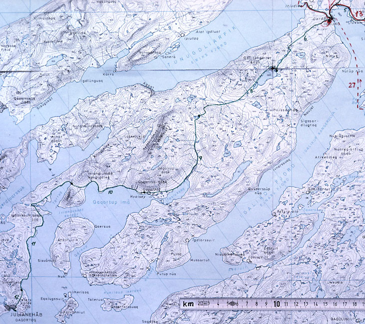 Vandring i Sydgrønland 1975