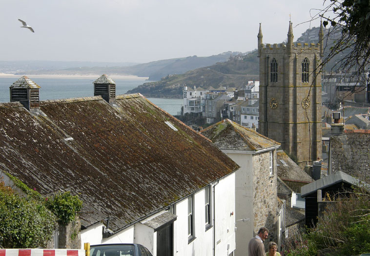 The town of St Ives, Cornwall