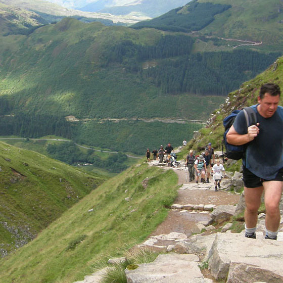 Ben Nevis tourist path