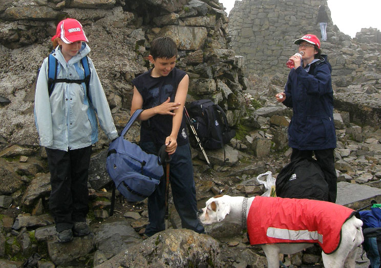 Children on Ben Nevis