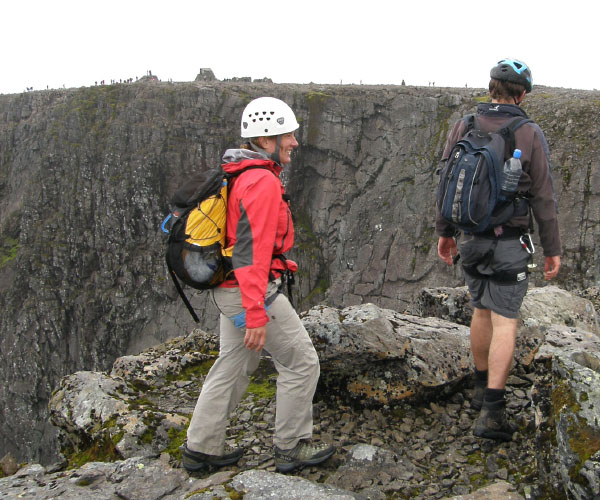 Climbers on Ben Nevis