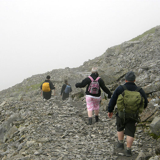 Ben Nevis tourist path