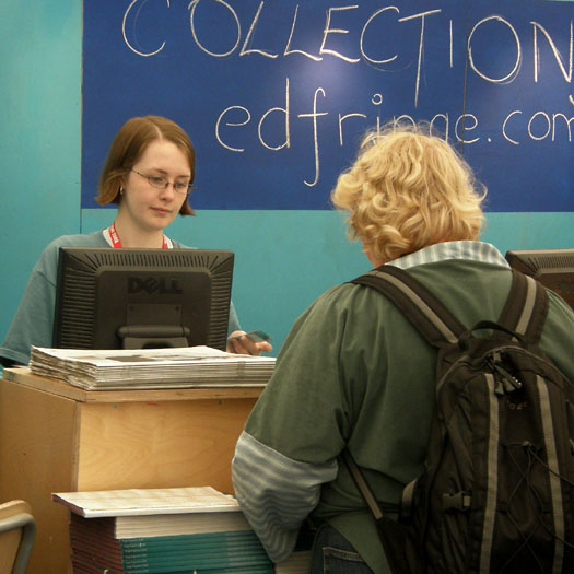 Fringe Festival box office, Edinburgh