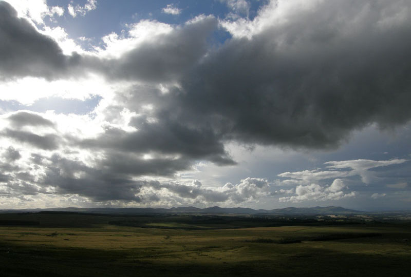 Clouds over Pentland Hills, Scotland