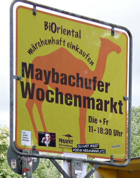 Berlin - BiOriental märchenhaft einkaufen - Maybachufer Wochenmarkt