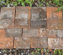 Hand-made 10½ by 6½ clay nib roof tiles.